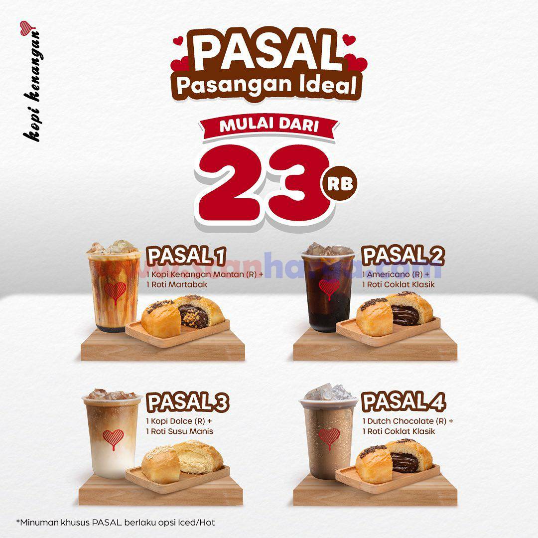 KOPI KENANGAN Promo PAKET PASAL – Harga Mulai 23RB