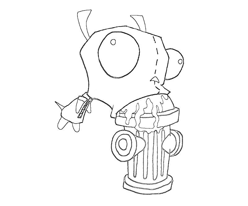 printable-invader-zim-eat-coloring-pages