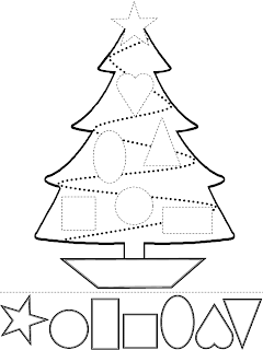 Arbol de Navidad para Colorear, parte 2