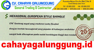 Atap Cti Ct6 Shingles Puzzle Bitumen