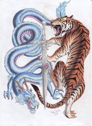tiger tattoo sketch