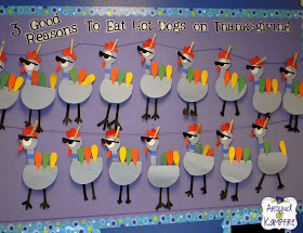 Thanksgiving persuasive writing Pigeon-style! bulletin board display