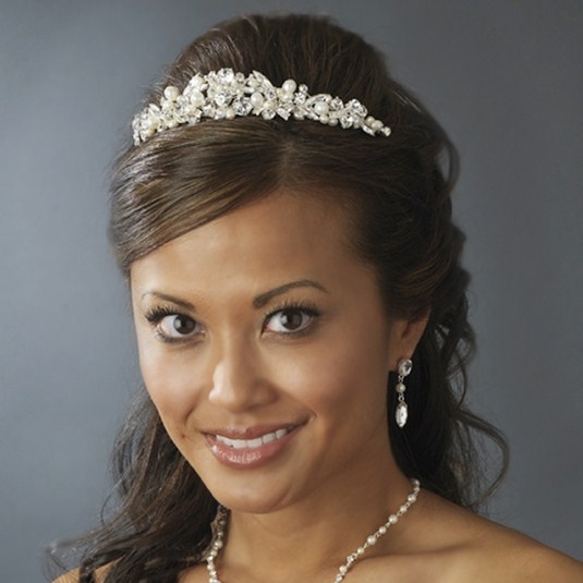 Selecting the right headpiece to complement your wedding dress is a matter 