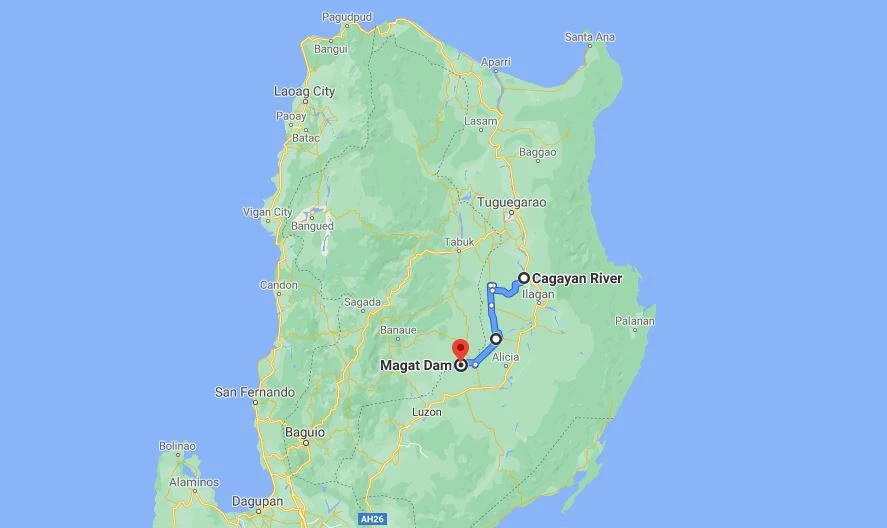 Magat River is a tributary of the Cagayan River.