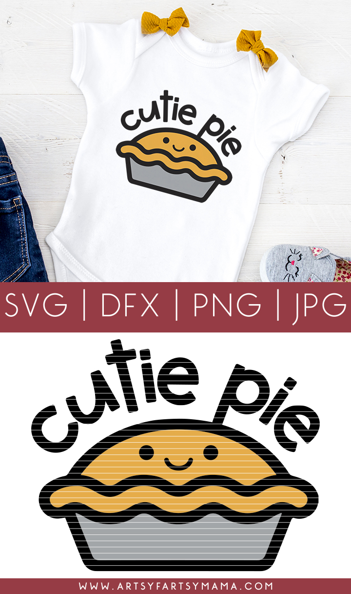 Thanksgiving Cutie Pie Shirt with Cut File