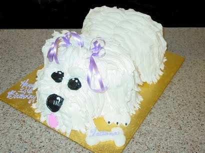 Doggie Birthday Cake on Cake Place  3d Dog Birthday Cake