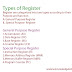 Types of Register