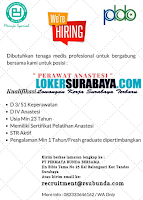 We Are Hiring at Rumah Sakit Umum Bunda Surabaya Desember 2019