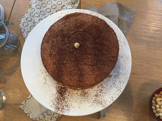 Hazelnut Torte minimalist style