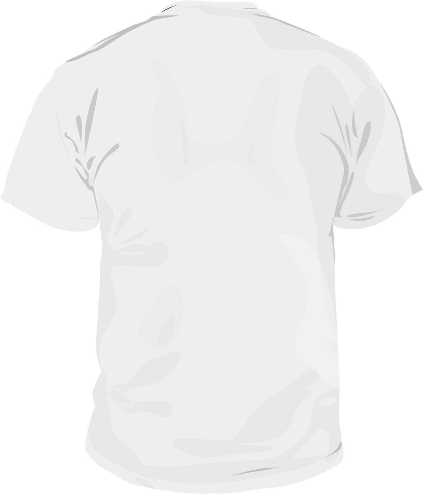 White T Shirt Template Back Joy Studio Design Gallery 