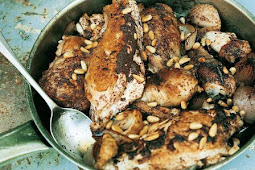 Roast Chicken with Sumac, Onions and Pine Nuts Recipe