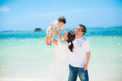 沖縄 家族写真 ロケーションフォト 赤ちゃん