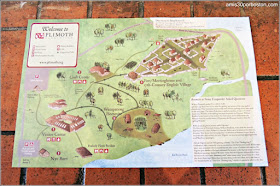 Mapa de la Plimoth Plantation: Henry Hornblower II Vistor Center