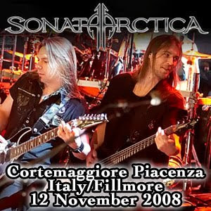 Sonata Arctica - Cortemaggiore Piacenza, Italy-Fillmore, 12 November 2008