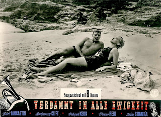 VERDAMMT IN ALLE EWIGKEIT. Fotocromo. Alemania. DE AQUÍ A LA ETERNIDAD. From Here to Eternity. 1953. Estados Unidos. Dirección: Fred Zinnemann. Reparto: Burt Lancaster, Montgomery Clift, Deborah Kerr, Frank Sinatra, Donna Reed, Ernest Borgnine, Jack Warden, Philip Ober, Mickey Shaughnessy, Harry Bellaver, John Dennis, Merle Travis.