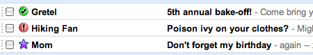 Gmail Tip: Stars