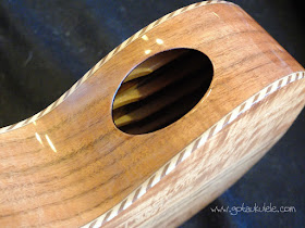 PSI-S-LEO II Tenor ukulele side port