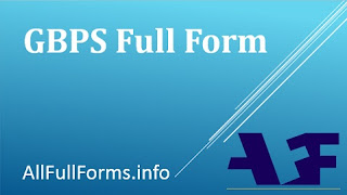 GBPS Full Form | GBPS Meaning