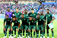 SELECCIÓN DE NIGERIA - Temporada 2017-18 - Francis Uzoho, William Troost-Ekong, Wilfred Ndidi, Leon Balogun, Victor Moses y John Obi Mikel; Brian Idowu, Alex Iwobi, Odion Ighalo, Shehu Abdullahi y Oghenekaro Etebo. SELECCIÓN DE CROACIA 2 (Etebo p.p., Modric) SELECCIÓN DE NIGERIA 0. 16/06/2018. Copa Mundial de la FIFA Rusia 2018, fase de grupos, Grupo D, 1ª jornada. Kaliningrado, Rusia, Kaliningrad Stadium.