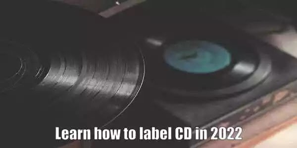How to label cd on a computer