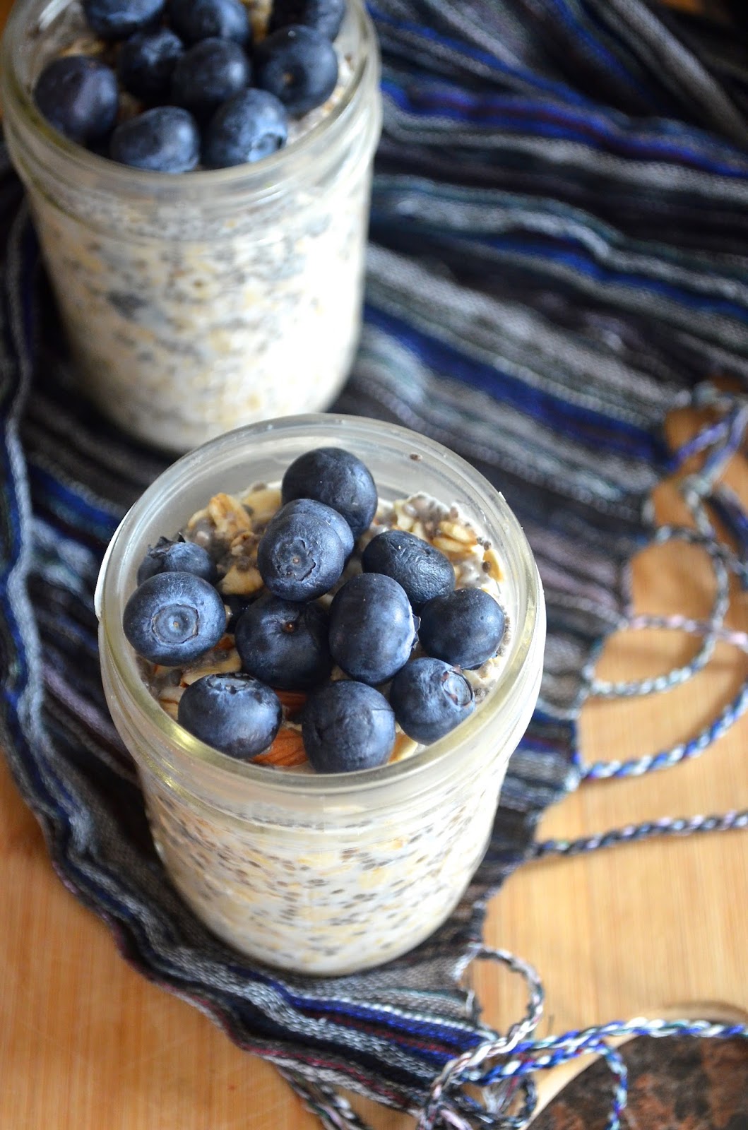 Dishing With Divya: Overnight Oats : No-Cook-Blueberry ...