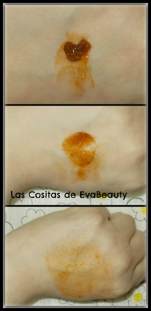 swatches exfoliante scrub iluminador glow loreal