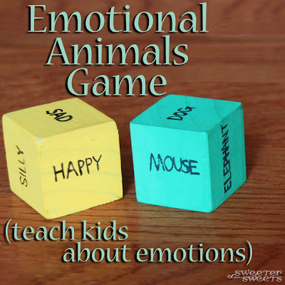 Emotional Animals Game by Tricia @ SweeterThanSweets