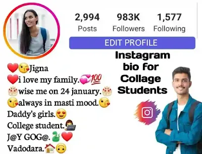 Best bio for Instagram for student