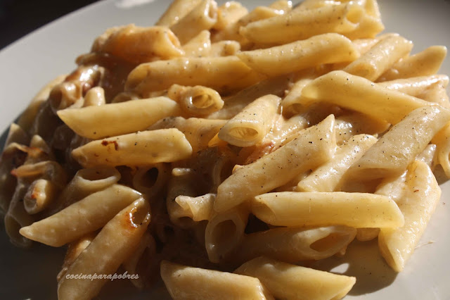 Macarrones con anchoas