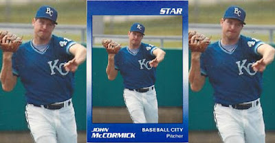 John McCormick 1990 Baseball City Royals card