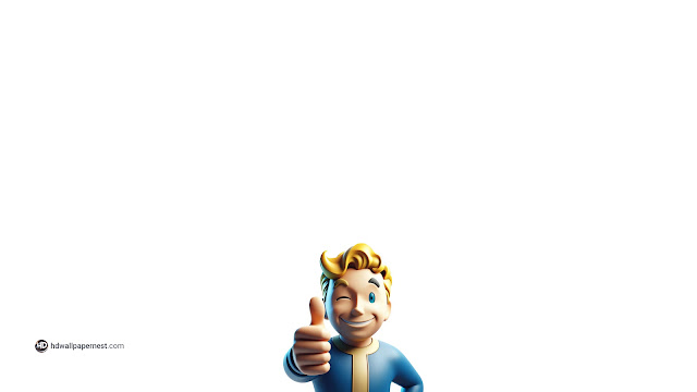 3D Ai-Generated Fallout Vault Boy 4K HD Wallpaper