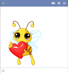 Bee Lovable Emoticon