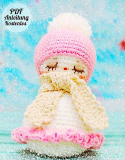 PATRON GRATIS MUÑECO DE NIEVE AMIGURUMI 55909