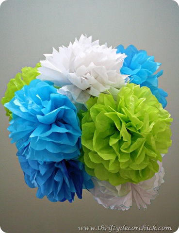 DIY tissue poofs