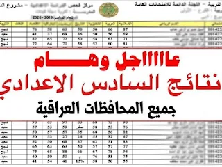 متحدث الرسمي للتربية  يحدد موعد الرسمي لنتائج السادس الاعدادي 2022 الدور الاول