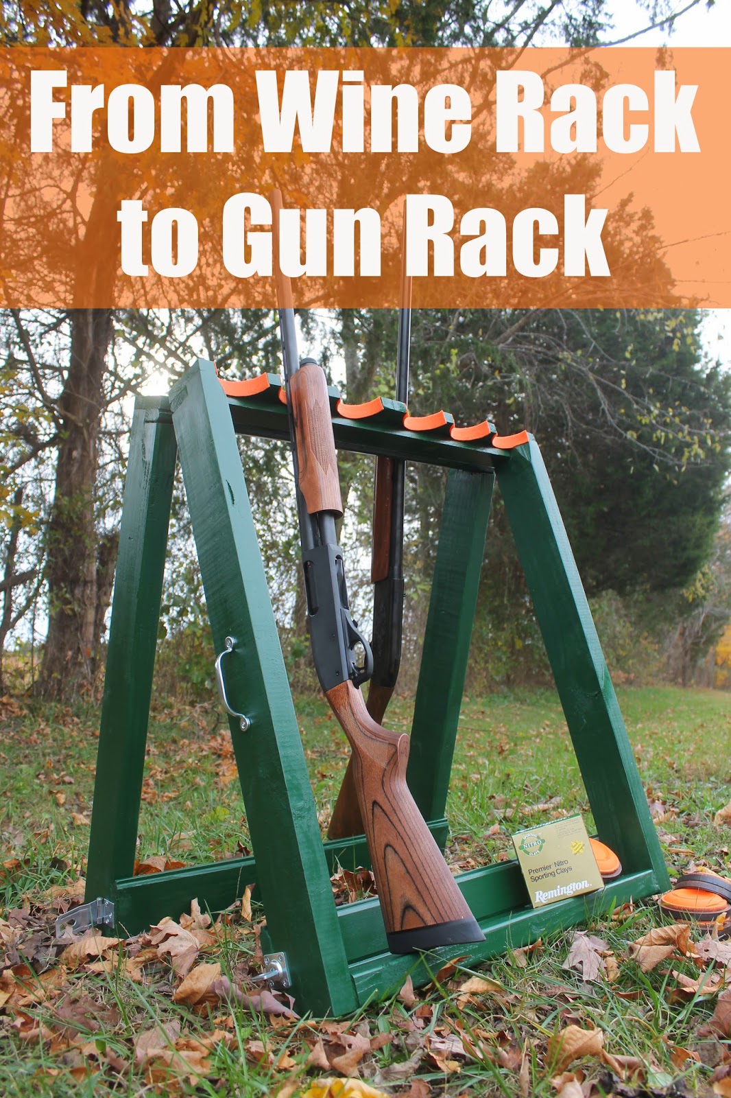 Spain Hill Farm: Turn a Wine Rack into a Standing Gun Rack