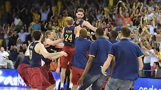 Finales Liga Endesa 2016 - Perperoglou sobre la bocina consigue el primer punto para el Barça