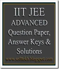 IIT JEE Advanced 2016 Question Paper and Answer Key with Solution