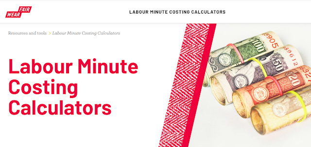 Labour minute costing calculators