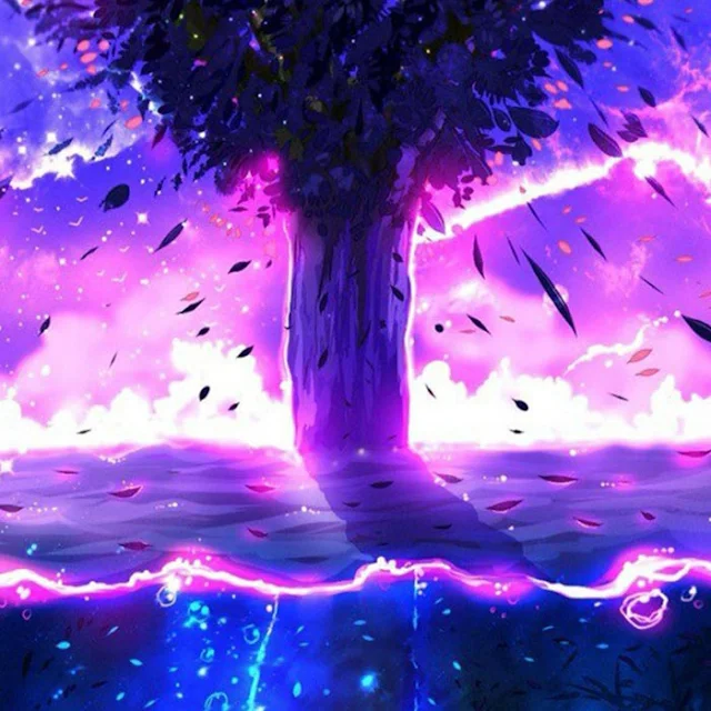 Purple Landscape Wallpaper Engine