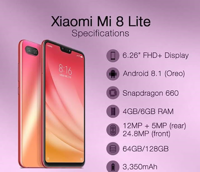 Xiaomi Mi 8 Lite | Specifications | Review | Price | MobileWalle India