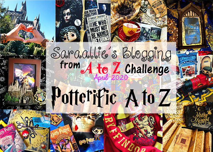 Harry Potter collage for A to Z Challenge