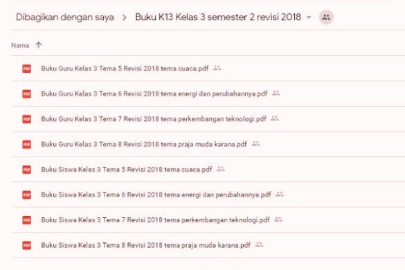 Buku Tematik Kurikulum 2013 Kelas 3 Semester 2