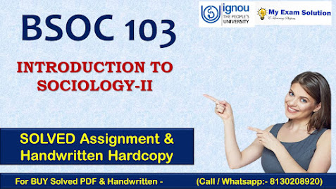 Bsoc 103 solved assignment 2023 24 pdf download; oc 103 solved assignment 2023 24 pdf; oc 103 solved assignment 2023 24 ignou