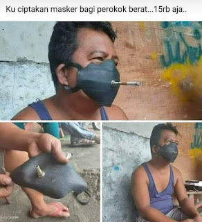 Masker Khusus Perokok .. Penemuan Spektakuler 2020