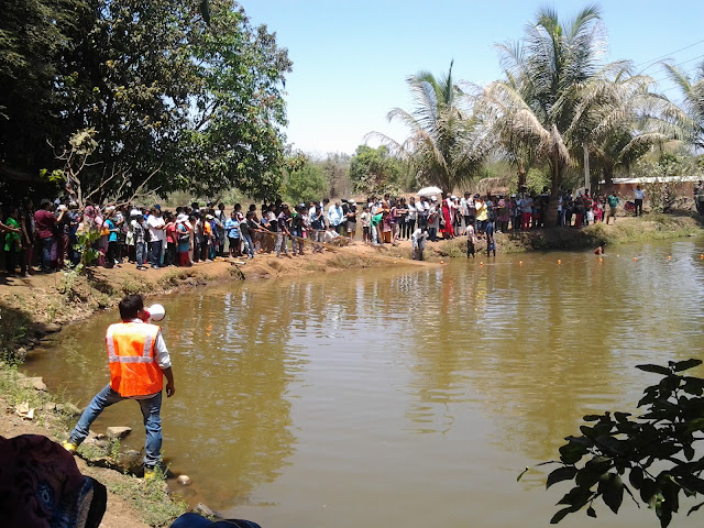 Fish farming tour at Saguna Baug