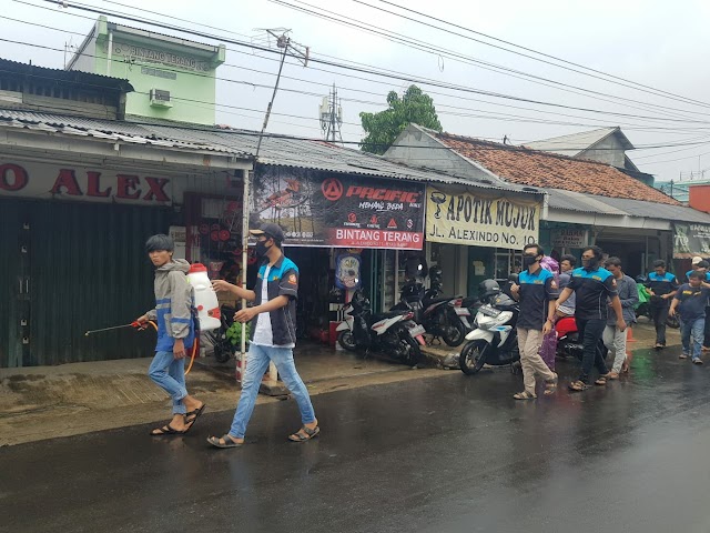 HMI, Karang Taruna Medan Satria dan BPBD Lawan Corona