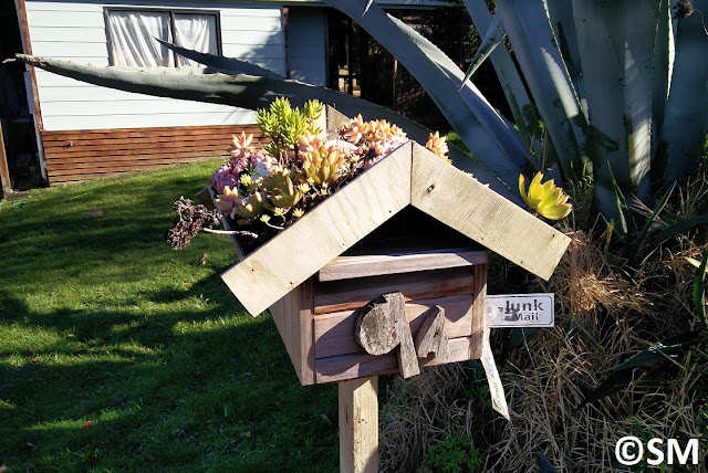 Photo d'une boite aux lettres jardinière Nouvelle-Zélande