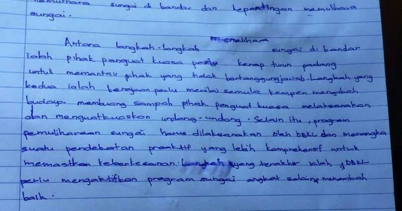 Laman Bahasa Melayu SPM: JAWAPAN SOALAN 1 ( RUMUSAN) DAN 