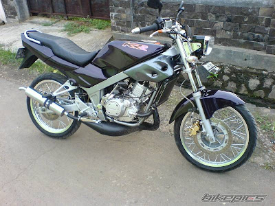 Modifikasi+Motor+Kawasaki+Ninja+3 Modifikasi Motor Kawasaki Ninja 150 R Black Lampu RX King